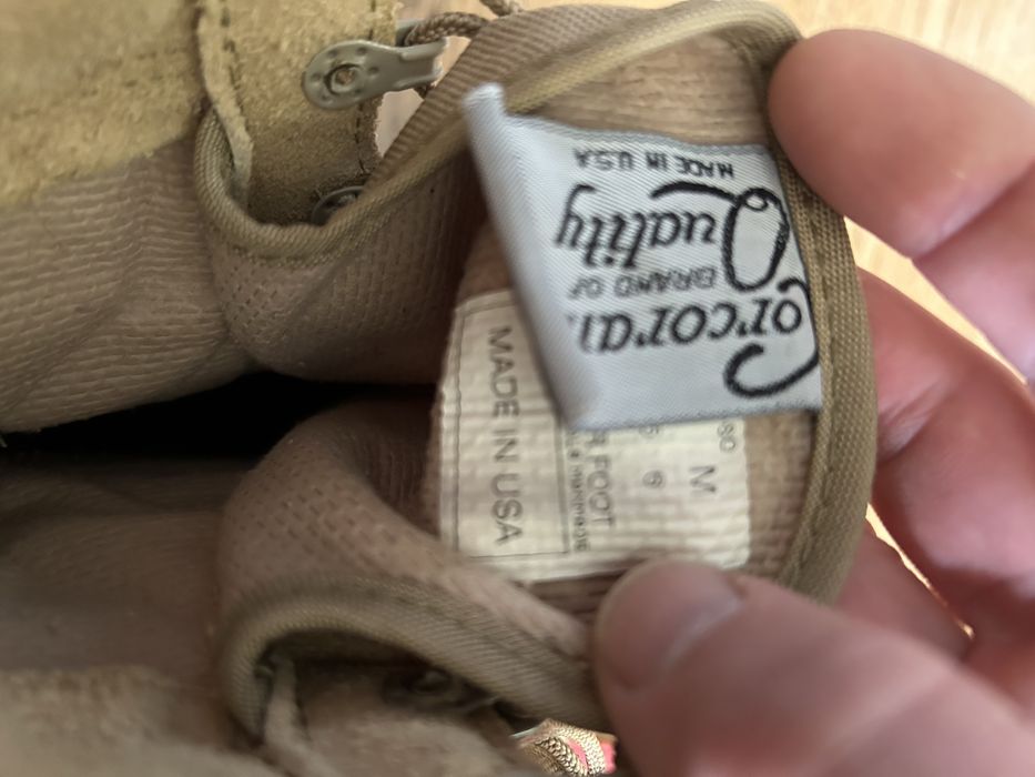 Bocanci Corcoran Military Desert Tan Combat Boots