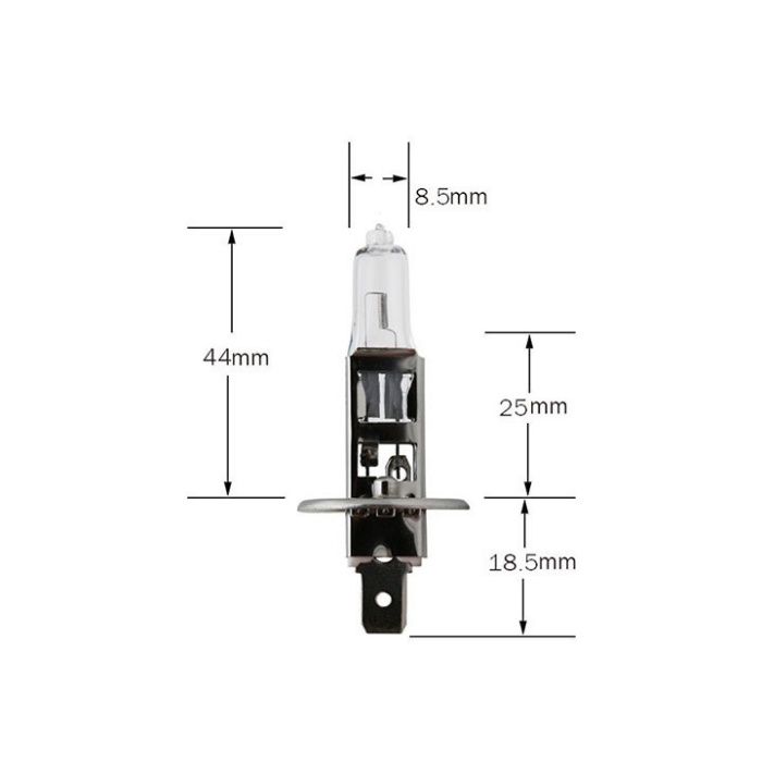 комплект крушки H1 100w 12v авто-крушки супер силни