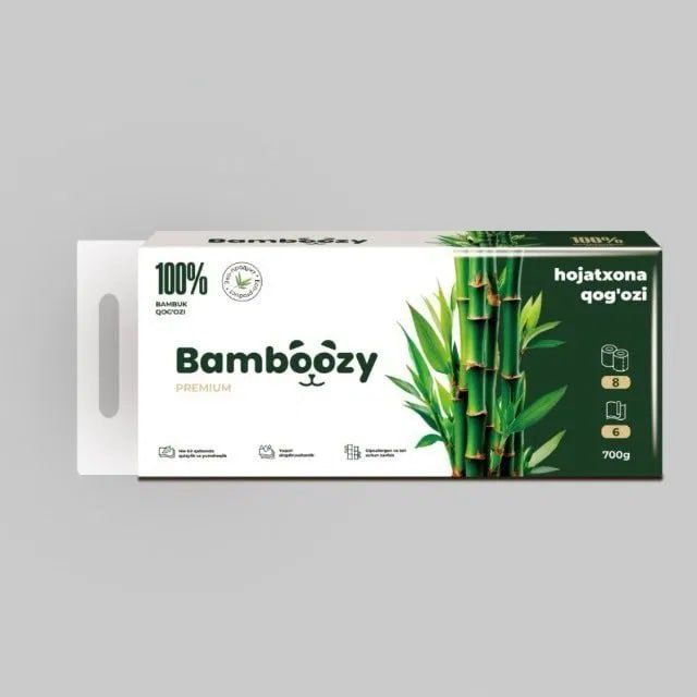 100% Bambuk bumaga Salfetka