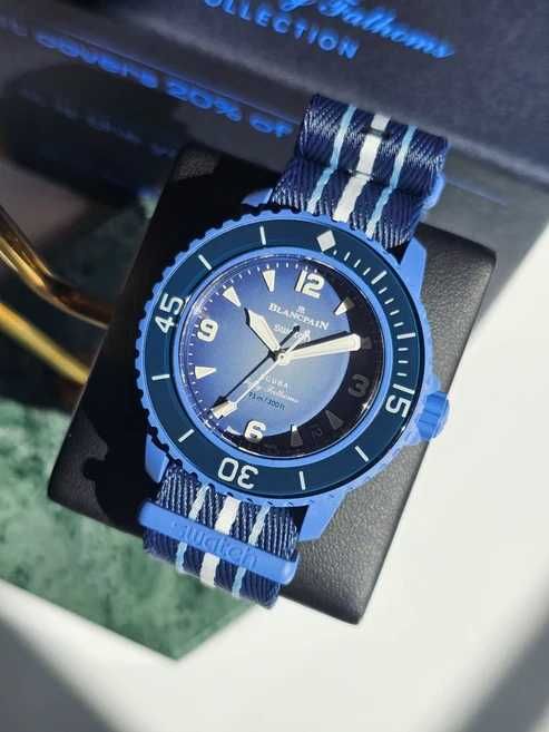 Blancpain x Swatch Scuba оригинален мъжки часовник