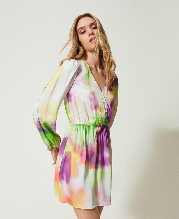 Рокля Twinset, размер S,M,L,XL ,лого,вискоза,нова с етикет!
