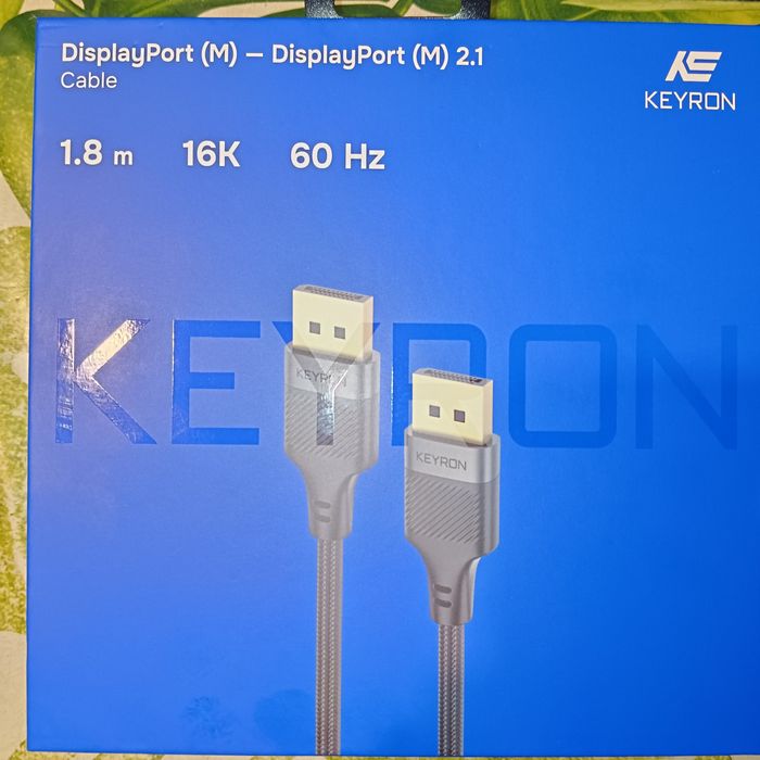 Display Port 2.1 16k 60 FPS 1.8 метра кабель