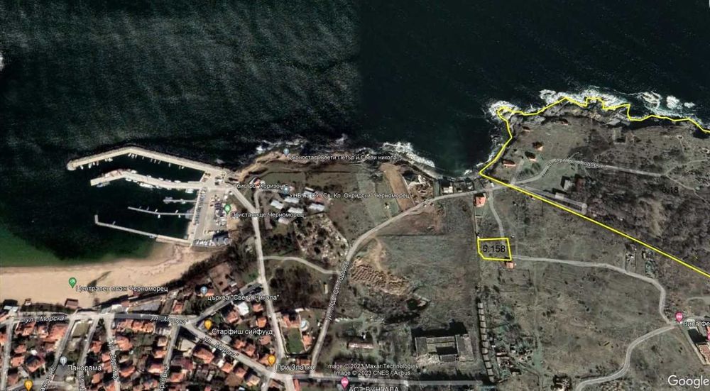 Продава се Парцел в Черноморец - 1363 кв.м за 120 €/кв.м - Снимка #2