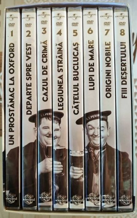 Colectie DVD Tom si Jerry, Stan si Bran, Capodoperele Teatrului Romanesc, sigilate