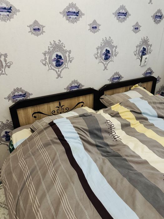 Продаю кровать со шкафом