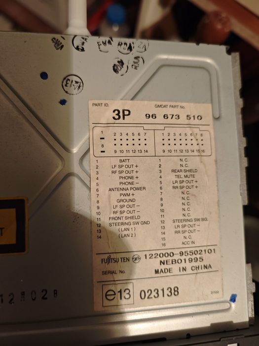 Радио CD шевролет каптива