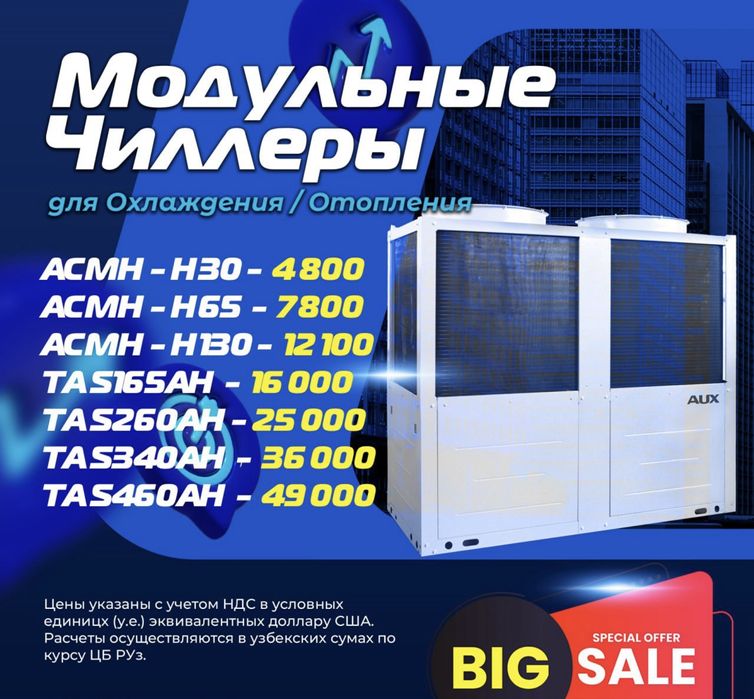 60-й Инверторный Канальный кондиционер марки AUX