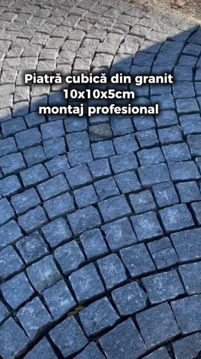 Vând piatră cubică andezit și montez