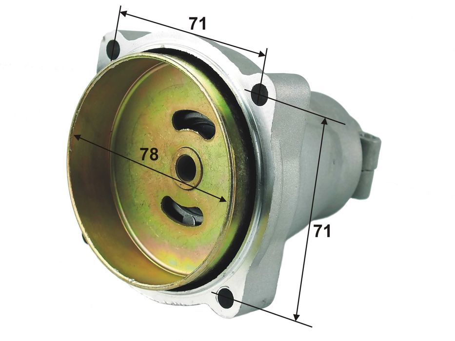 Конус - конектор / горен редуктор за храсторез, тример, моторна коса