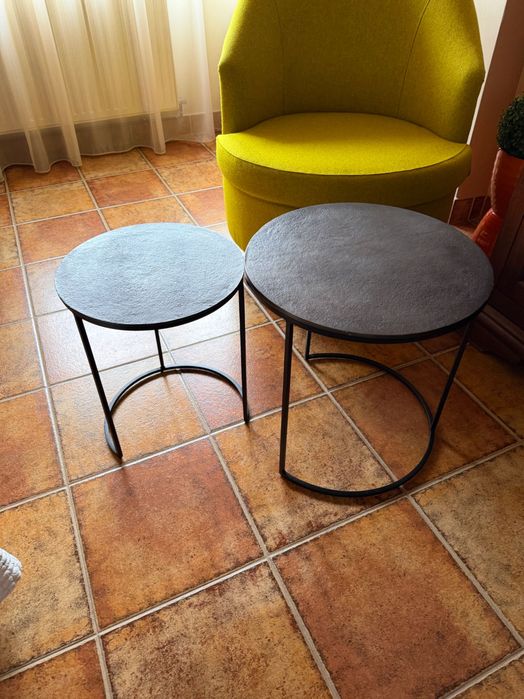 Set masute cafea fier forjat