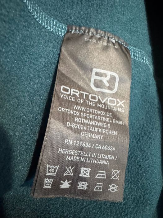 Ortovox Fleece Jacket Merino Inside.