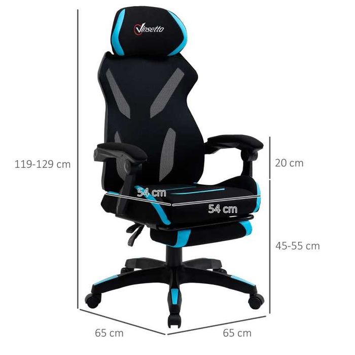 Scaun Gaming Baieti si Fete  Albastru /  Roz , Vinsetto
