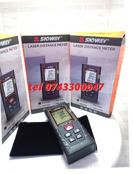 Aparat Masura Laser 40m Sndway Digital Portabil Usor De Manevrat