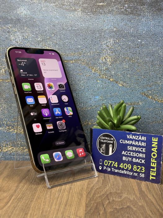 Iphone 13 pro max/128gb/2 Ani Garantie Centrul de Telefoane/rate