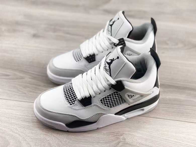 Nike Jordan Retro 4 Military Black Мъжки Дамски Маратонки 36-47