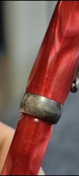 Химикалка Montegrappa Red 925 сребро