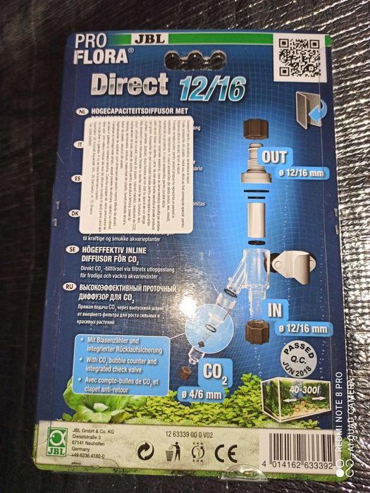 Difuzor JBL Pro Flora Direct 12-16 pt acvariu, NOU
