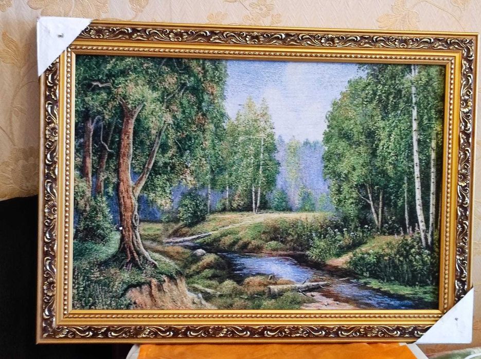 2 картины и 5 рамок.