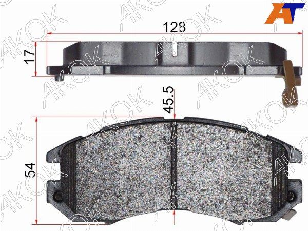 Колодки тормозные передние Новые Subaru Impreza