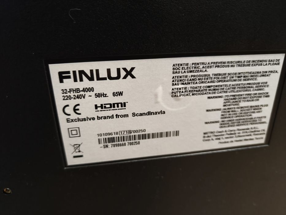 Televizor Finlux 80 cm, HD, Led, 32FHB4000