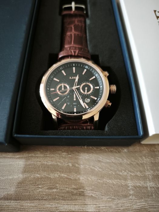 Часовник Lige Chronograph - Чисто Нов