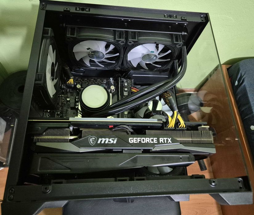 PC Gaming Intel i5-12500,16GB DDR5,1TB NVMe+1TB SSD,AIO,RTX 3060-12GB