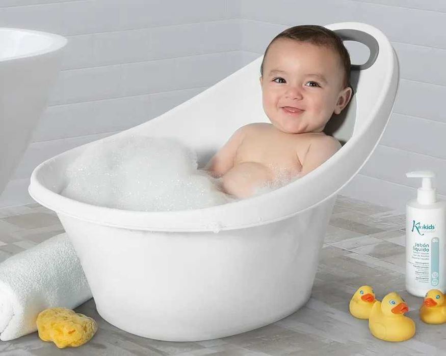 Компактна ергономична бебешка вана Kiokids (0 plus мес.)