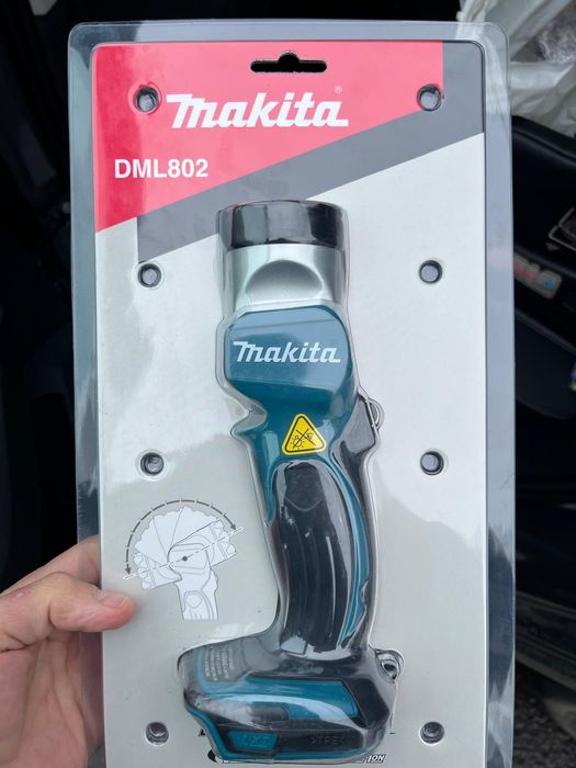 Freza Makita DRT50Z brushlessi lanterna Makita DML802/ Acumulator  6Ah