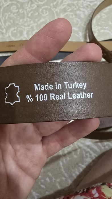 Ремни кожаные новые