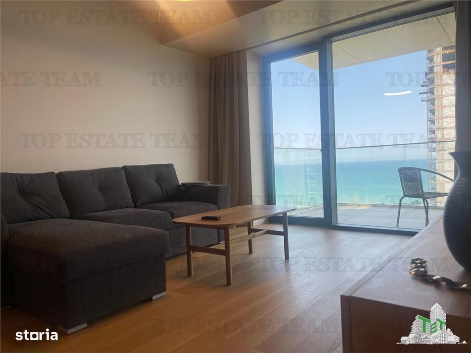 Apartament 2 camere vedere frontala la mare , complex exclusivist - di