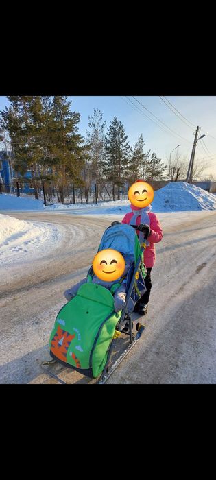 Санки Nika с колесиками.