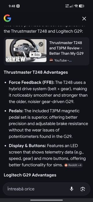 Thrustmaster t248 1080 grade PC PS5 PS4