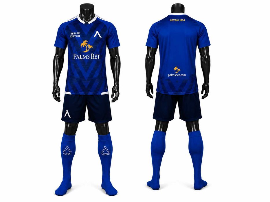 Левски 2027 Детски Екип с Чорапи Комплект Син цвят LEVSKI SOFIA