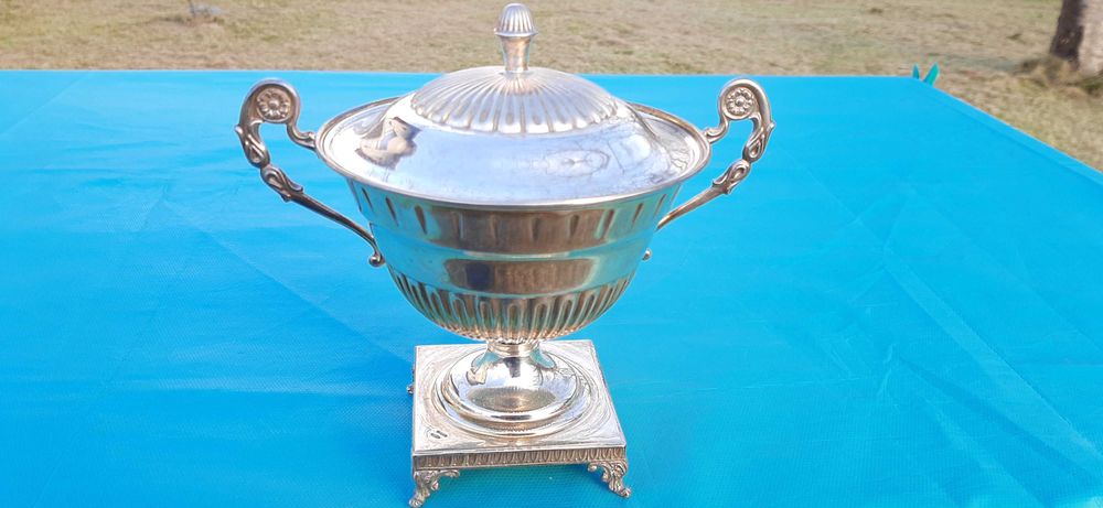 Zaharnita, argint masiv 800, F.lli Fossi, Italia, an 1955, 144 g