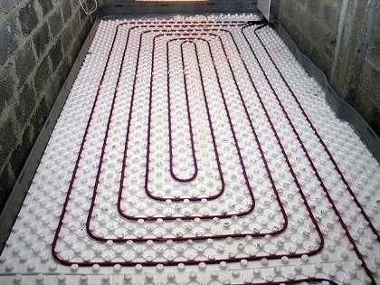 Теплый пол из пенопласта