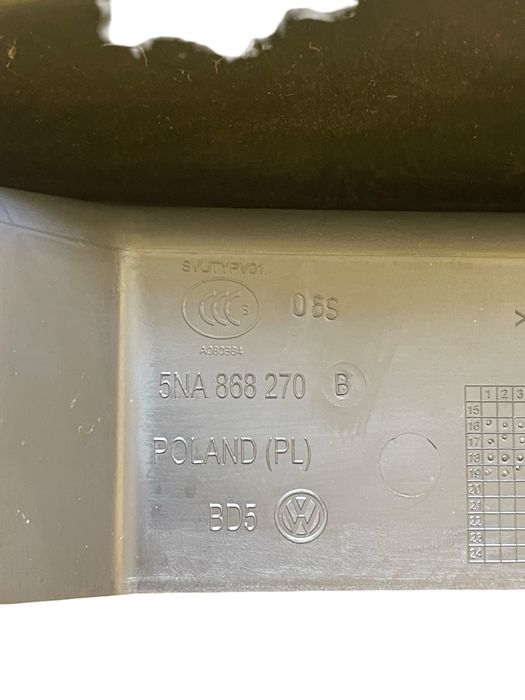 Prag Inferior Stalp Dreapta Spate Volkswagen Tiguan Ii Facelift [ 2020