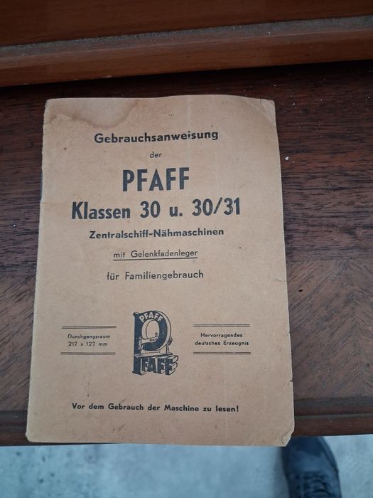 Masina de cusut pfaff 30