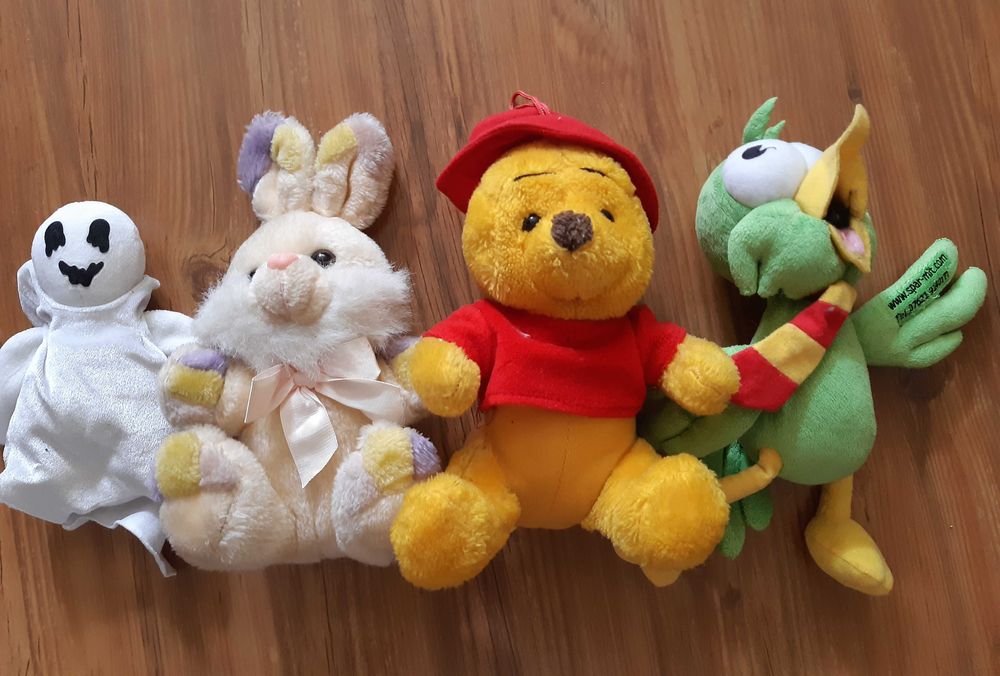 Торба с плюшени играчки