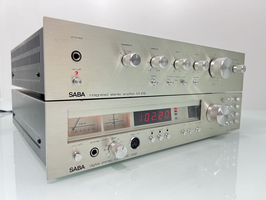 Linie SABA deck CD 362, SABA MI 212, SABA MD 292, SABA PSP 240