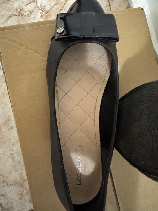 Balerini negri dama piele Lasocki