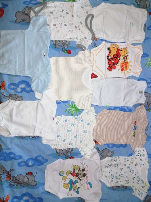 Много летни дрешки и бодита за момченце от 0 до 3 месеца