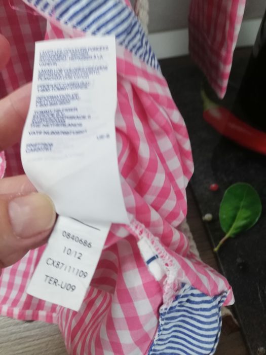 Rochie gen cămașă Tommy Hilfiger pt 7 ani