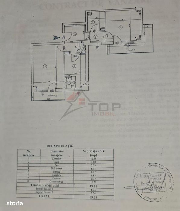 Apartament cu 2 camere decomandat - Pacurari - Petru Poni