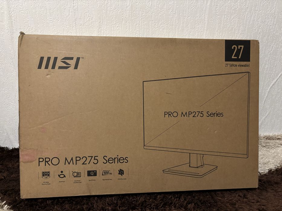 Нов Монитор MSİ Pro series 100 Hz