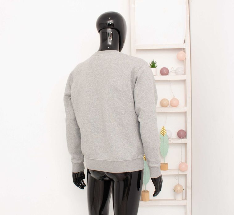 Nike оригинален мъжки пуловер сив суичър овърсайз S