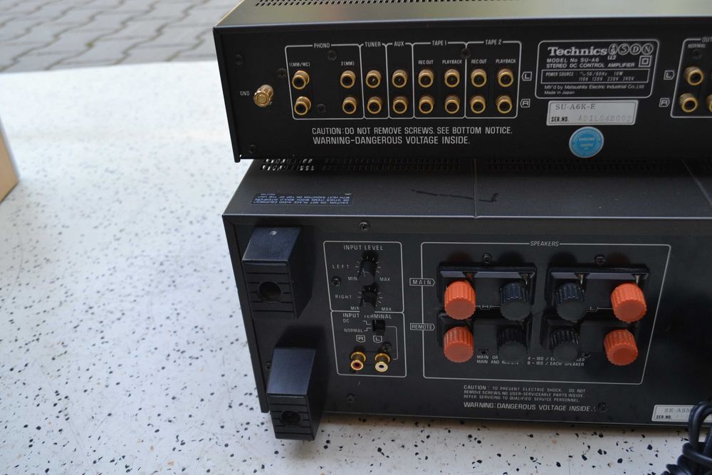 Amplificator putere Technics SE-A 5 MK 2 cu Preamplificator Technics SU-A 6