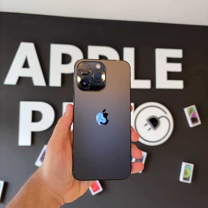 iPhone 14 Pro Max 256Gb Space Black 100% Baterie + 24 Luni Garanție / Apple Plug