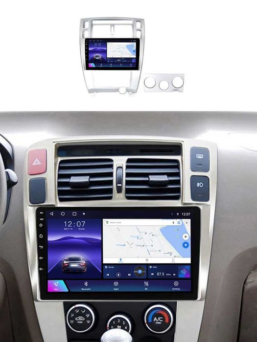 Navigatie Android 14 Hyundai Tucson 2006 14 1/8 Gb Waze CarPlay CAMERA