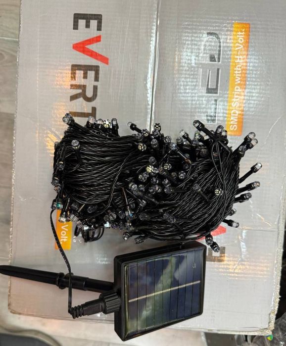 Уличный гирлянда на Солнечный батареи 50м,100 м