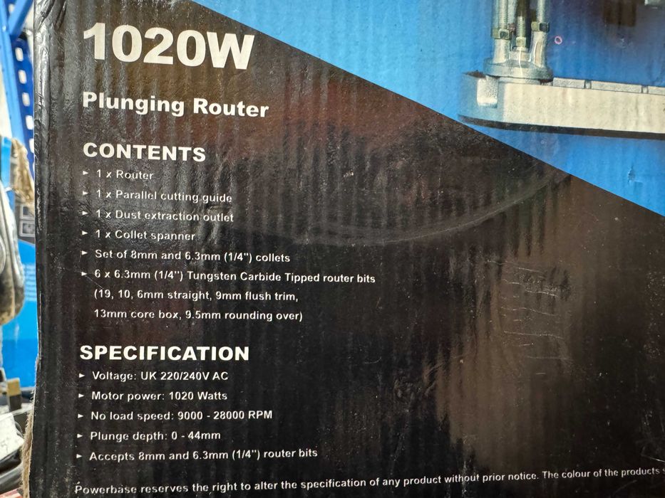 Оберфреза - Pawerbase 1020 W/ 6mm / 8mm